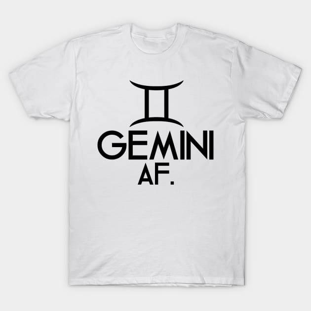 Gemini AF T-Shirt by SillyShirts